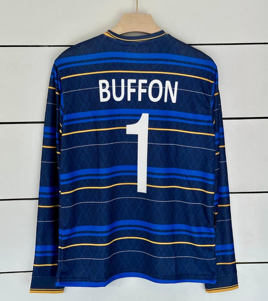 Parma 1998/99 Third-Retro-Goal Keeper-Buffon #1-Full Sleeve