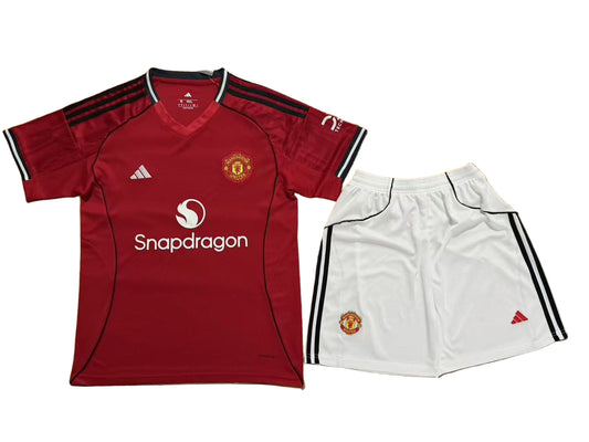Manchester United Home 2025/26-Jersey with Shorts