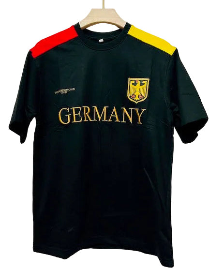 Germany T-shirt-LoopNet Cotton Fabric-Embroidery- Over Size- AM Retro Store