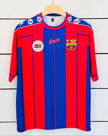 Barcelona 1997/98 Home -Retro-LUIS ENRIQUE-Five Sleeve-AM Retro Store
