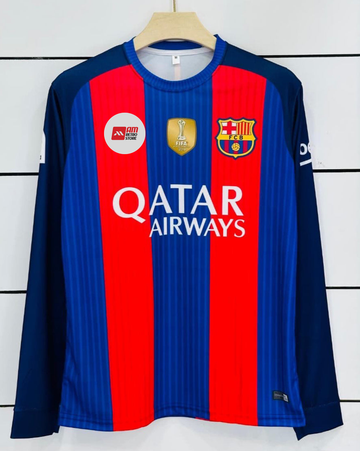 Barcelona 2016/17 Home -Messi-Full Sleeve