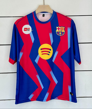Barcelona 2025/26 Fourth Kit- No Player Name-Five Sleeve-AM Retro Store