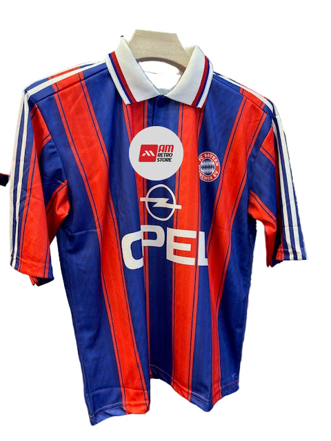 Bayern Munich 1995/97 Home-Retro-Klinsmann-Collar Five Sleeve-AM Retro Store