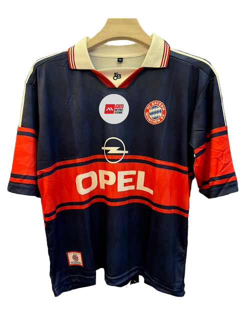Bayern Munich 1997/98 Home-Matthaus-Signature-Collar Five Sleeve-AM Retro Store
