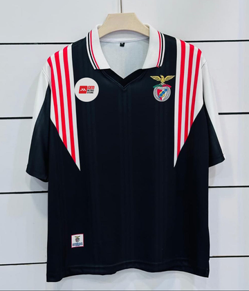 Benfica 1997/98 Third Kit- DI MARIA-Collar Five Sleeve-AM Retro Store