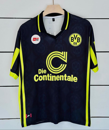 Borussia Dortmund 1996/97 Away Kit-Collar Five Sleeve-AM Retro Store