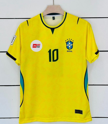 Brazil World Cup 2026 Home Jersey-NEYMAR JR 10-AM RETRO STORE