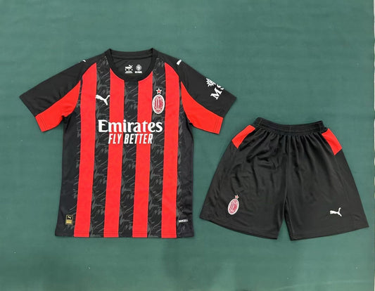 AC Milan Home 2025/26- Jersey with Shorts