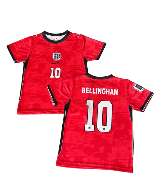 Kids & Boys 2026 World Cup Jersey-England Away-BELLINGHAM-AM Retro Store