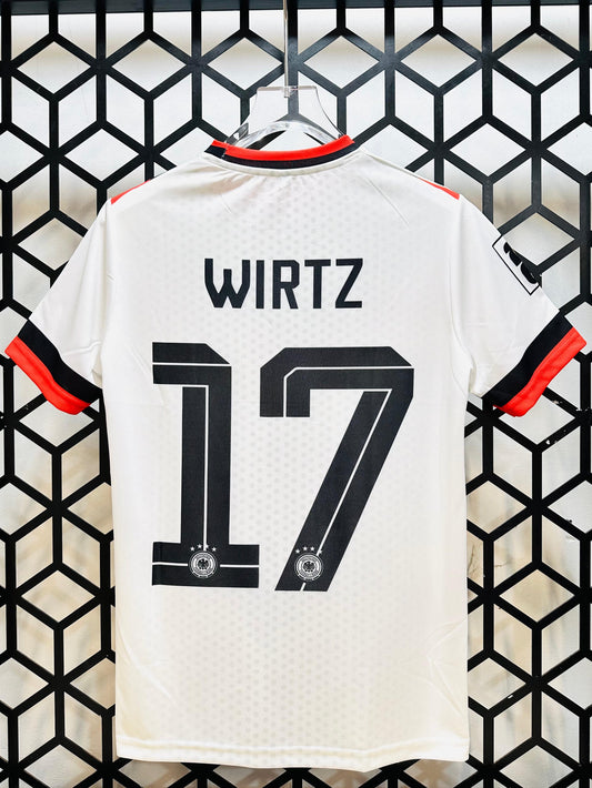 Germany 2026 World Cup Home Jersey- WIRTZ 17- Embroidery-AM Retro Store