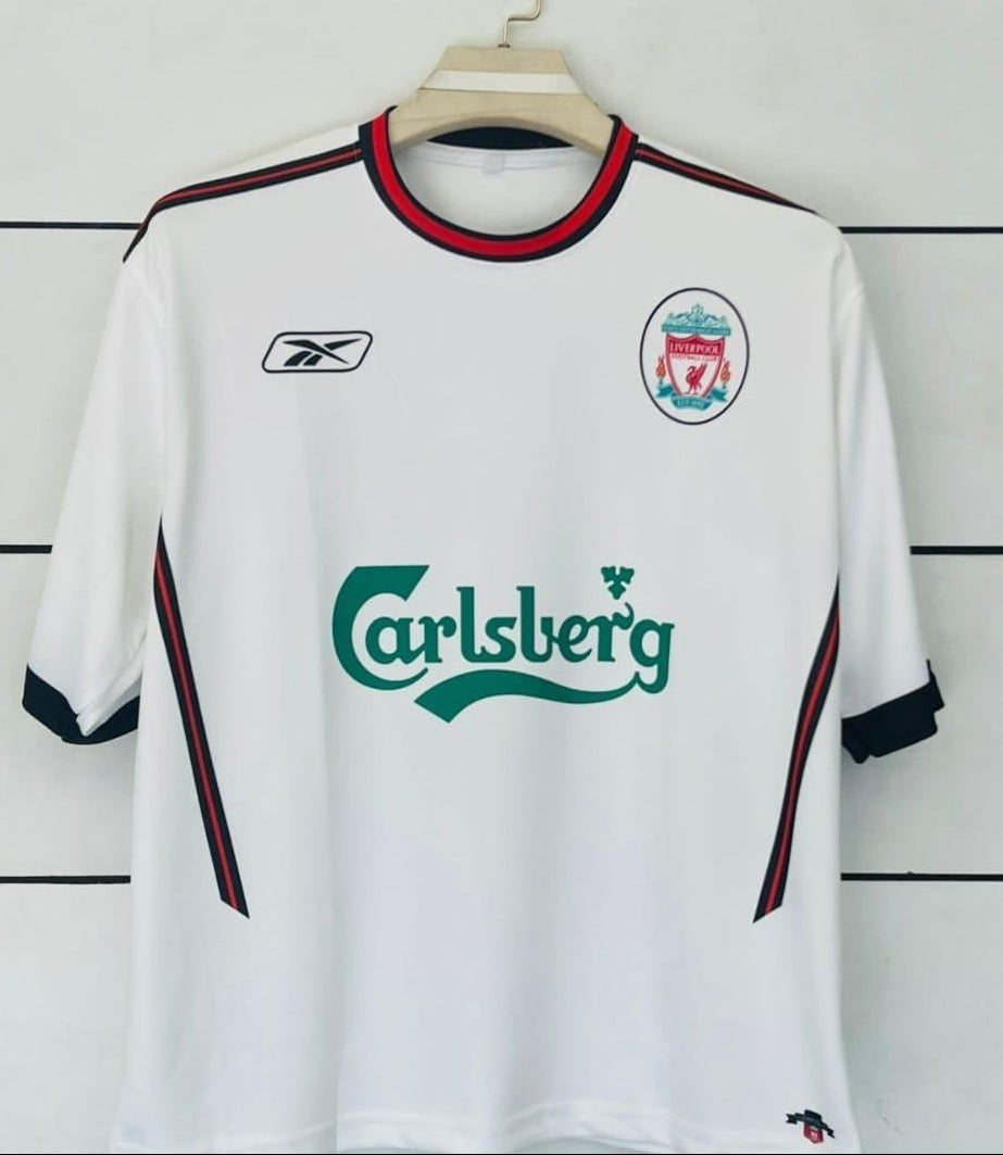 Liverpool 2003/04 Away Retro-Gerrard-five Sleeve