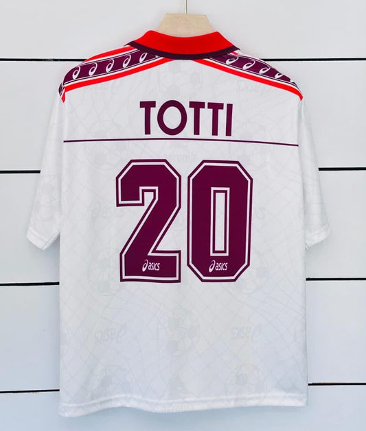 Roma 1995/96 Away-TOTTI- Collar Five Sleeve-AM Retro Store