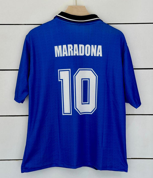 Argentina 1994 Away-Maradona-Collar Five Sleeve-AM Retro Store