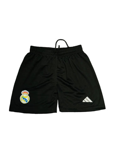 Kids/Boys Shorts-Real Madrid-Black