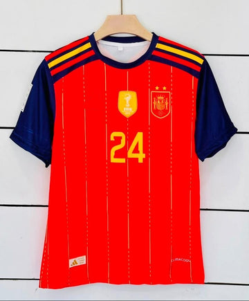 Spain FIFA 2026 World Champions New Kit-CUCURELLA 24-AM Retro Store