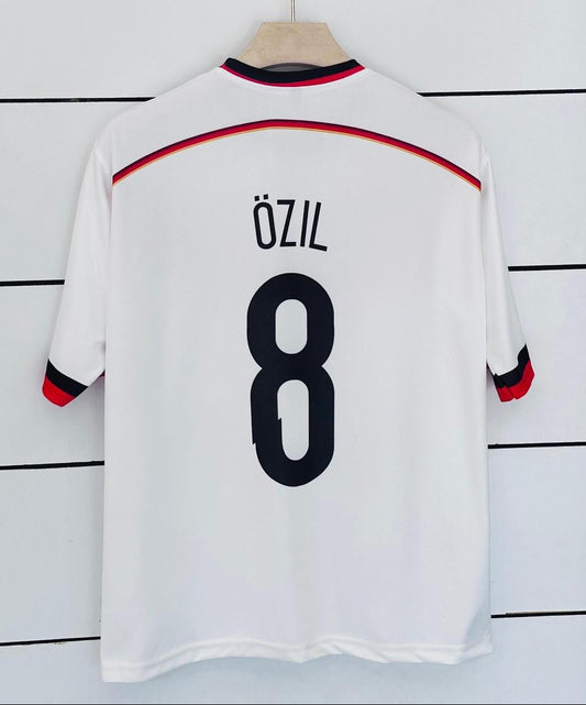 Germany 2014 Home- Retro- OZIL-Five Sleeve- AM Retro Store