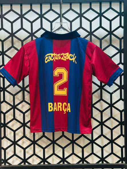 Kids/Boys Collar Five Sleeve Jersey-Travis Scott- AM Retro Store