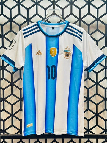 Argentina 2026 World Cup Home Jersey-Embroidery-MESSI 10- AM Retro Store