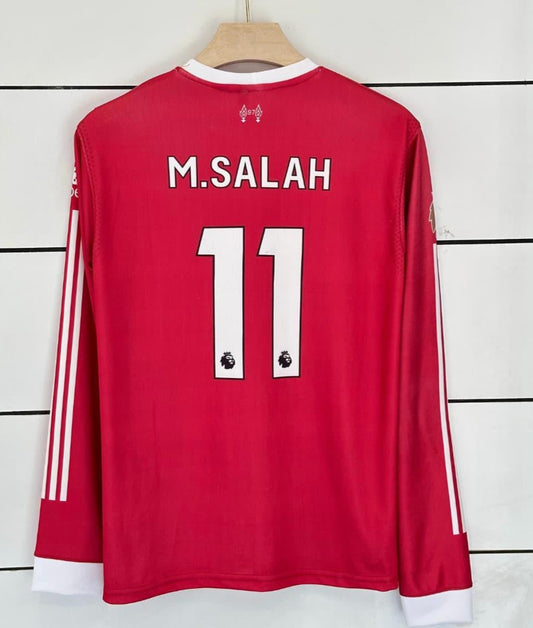 Liverpool 2025/26 Home kit- M SALAH-Full Sleeve