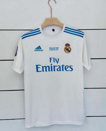 Real Madrid 2017/18 Retro-Ronaldo-Embroidery-Half Sleeve-AM Retro Store