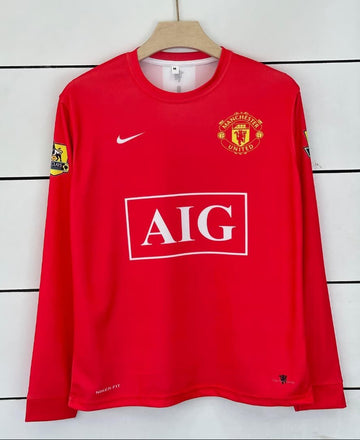 Manchester United 2007/08 Home-Ronaldo Retro-Full Sleeve-AM RETRO STORE