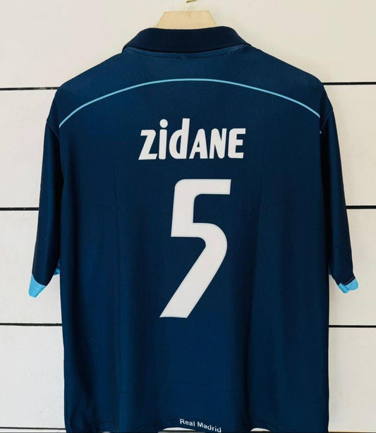 Real Madrid 2005/06 Away -Zidane-Collar Five Sleeve
