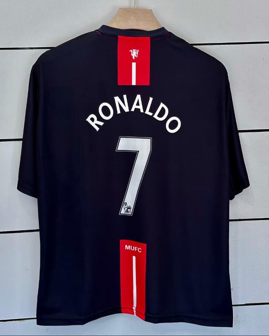 Manchester United 2007/08-Retro- Ronaldo- Embroidery Five Sleeve-AM Retro Store