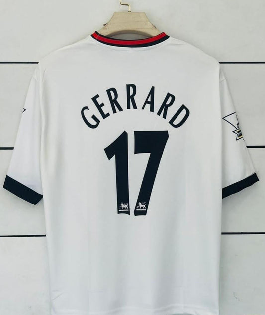 Liverpool 2003/04 Away Retro-Gerrard-five Sleeve