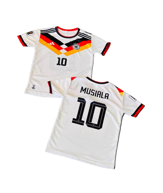Kids & Boys 2026 World Cup Jersey-Germany Home-MUSIALA-AM Retro Store