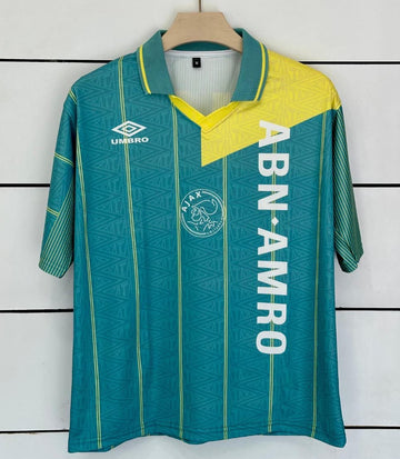 AJAX 1991/92/93 Away -Retro- Collar Five Sleeve