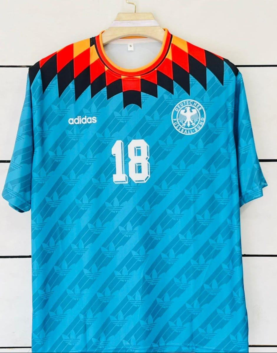Germany 1994 Away-Vintage-Klinsmann-Five Sleeve