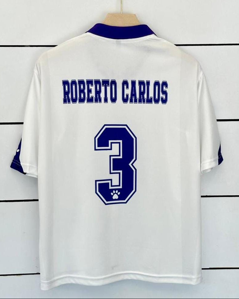 Roberto Carlos Retro Football Jersey | AM Retro Store