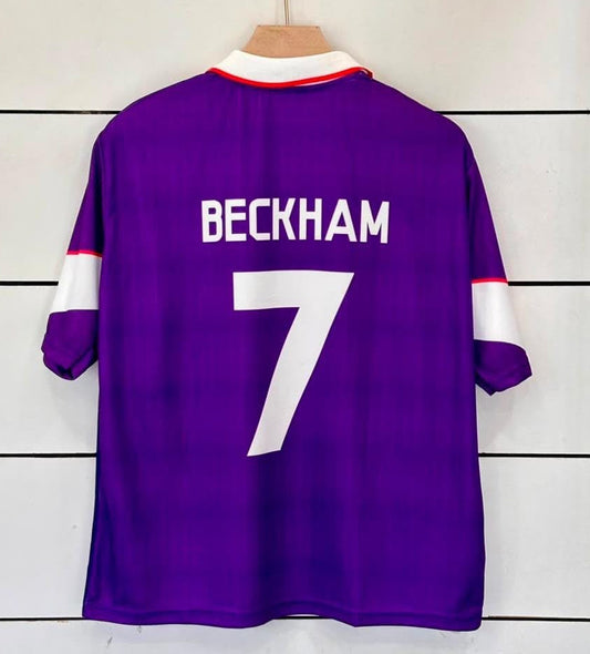 England 1998 Retro Special Kit-BECKHAM 7-Collar Five Sleeve-AM Retro Store