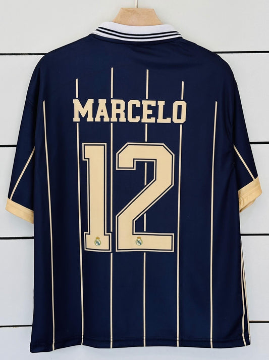 Real Madrid -MARCELO 12-Collar Five Sleeve-AM Retro Store