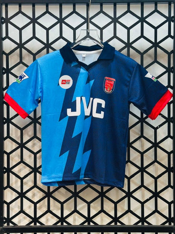 Kids/Boys Collar Five Sleeve Jersey-BERGKAMP-AM Retro Store
