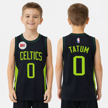 Kids Sleeveless Basketball Jersey-Celtics 0-AM Retro Store