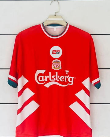 Liverpool 1993/95 Home Retro Kit-Fowler-Embroidery-Five Sleeve