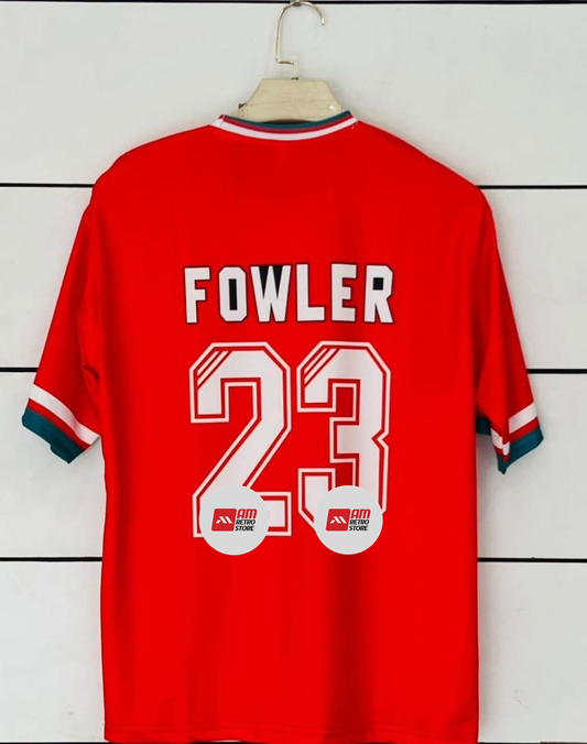 Liverpool 1993/95 Home Retro Kit-Fowler-Embroidery-Five Sleeve
