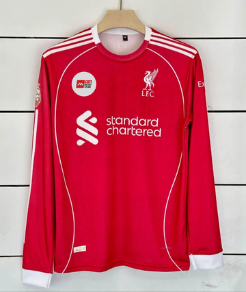 Liverpool 2025/26 Home kit- M SALAH-Full Sleeve