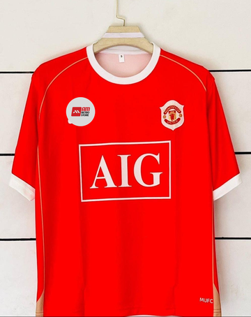 Manchester United 2006/07 Home kit-Ronaldo-Embroidery -Five Sleeve