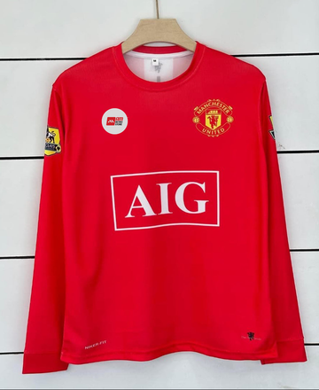 Manchester United 2007/08 Home-Ronaldo Retro-Full Sleeve-AM RETRO STORE