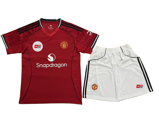 Manchester United Home 2025/26-Jersey with Shorts