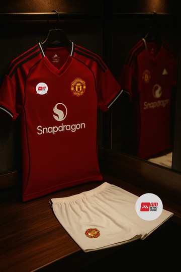 Manchester United Home 2025/26-Jersey with Shorts