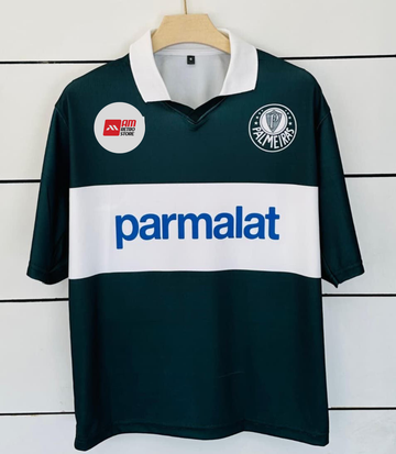 Palmeiras 1996 Third-Rivaldo-Collar Five Sleeve-AM Retro Store
