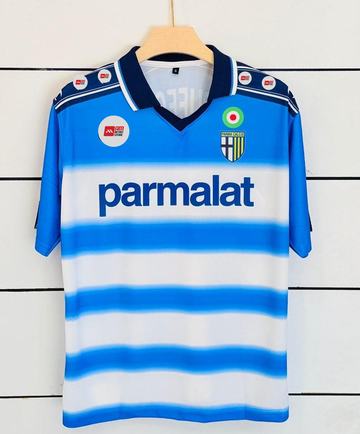 Parma 1999/2000-Goal Keeper Jersey-Buffon #1-Collar Five Sleeve
