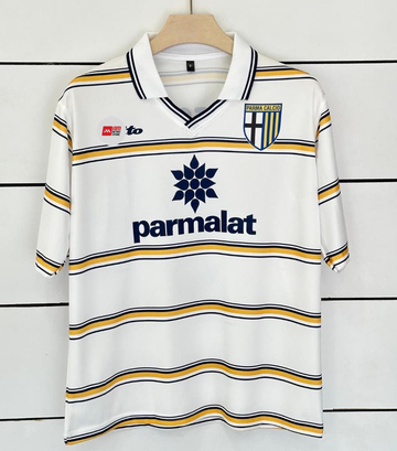 Parma Calcio 1998/99 Retro Jersey-Crespo -Collar Five Sleeve-AM Retro Store