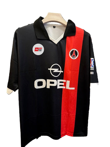 PSG 2001/02 Home Kit-Ronaldinho-Collar Five Sleeve-AM Retro Store
