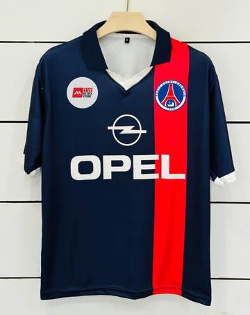 PSG 2001/02 Home-Ronaldinho-Collar Five Sleeve-AM Retro Store