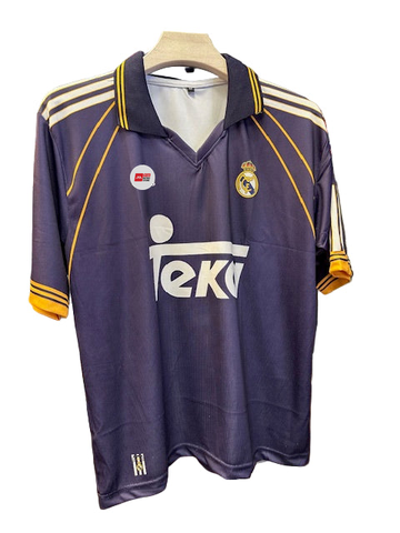 Real Madrid 1998/99 Third kit-R Carlos-Collar Five Sleeve-AM Retro Store
