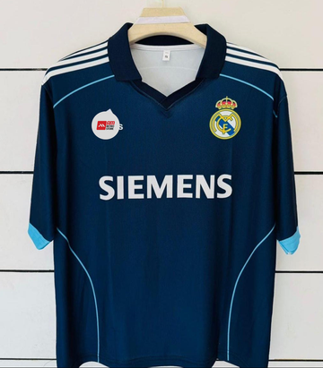 Real Madrid 2005/06 Away -Zidane-Collar Five Sleeve-AM Retro Store